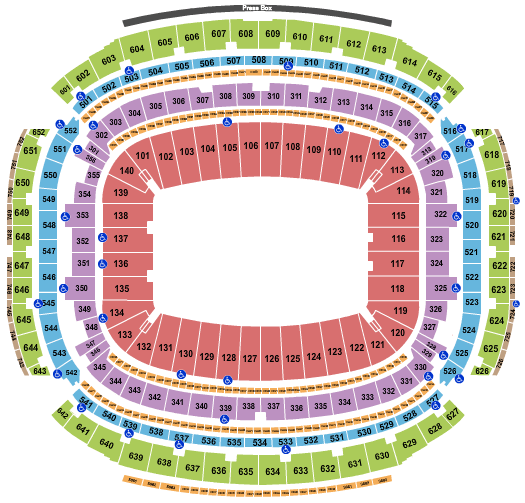 NRG Stadium Monster Jam Seating Chart